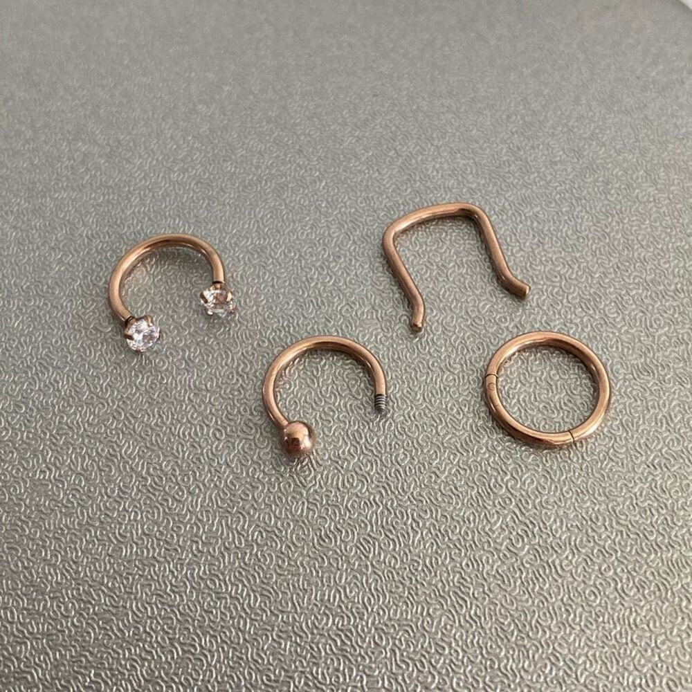 Nose rings 16g